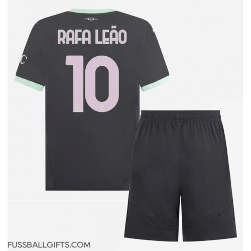 AC Milan Rafael Leao #10 Fußballbekleidung 3rd trikot Kinder 2024-25 Kurzarm (+ kurze hosen)